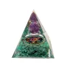 Piramida orgonitowa - Ametyst i malachit Metatron