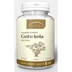 Suplement diety Nanga Gotu kola 500 mg Gotu Kola kapsułki 100 szt.
