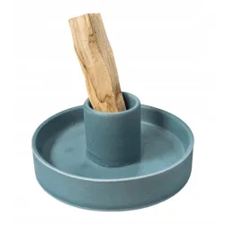 Niebieska ceramiczna podstawka do Palo Santo, świecznik, kadzidło 10,5cm