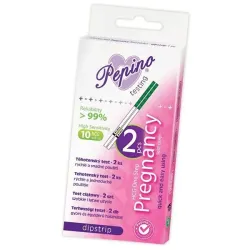 Test ciążowy paskowy Pepino 2 szt. szybki, łatwy, czuły, 99% sprawdzalności