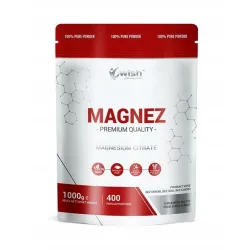 Magnez Wish Pharmaceutical proszek 1kg 400 porcji 1000g Magnez Wish Pharmaceutical proszek 1kg 400 porcji 1000g