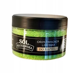 Orzeźwiająca limonka Sól kłodawska kąpielowa 300g Naturalna