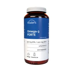 Vitaler's Omega 3 FORTE 1000 mg, 330 EPA / 220 DHA + witamina E, 120 kapsułek Vitaler's Omega 3 FORTE 1000 mg, 330 EPA / 220 DHA + witamina E, 120 kapsułek