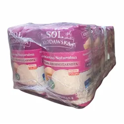 10 x Sól kamienna kłodawska różowa drobnoziarnista 1kg NIEJODOWANA (10 kg) 10 x Sól kamienna kłodawska różowa drobnoziarnista 1kg NIEJODOWANA (10 kg)