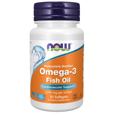 Omega-3 Fish Oil NOW FOODS 30 kapsułek