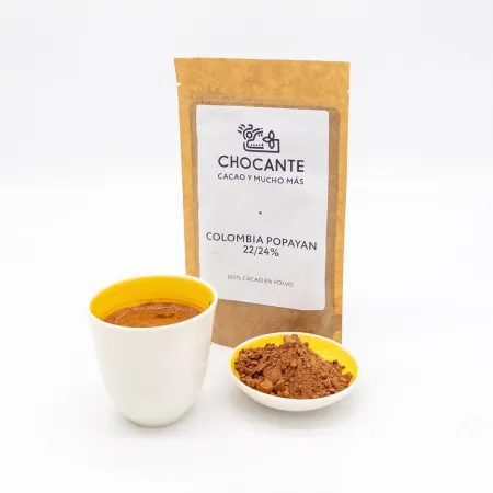 Naturalne kakao ceremonialne w proszku Colombia Popayan 250g