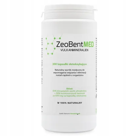 ZeoBent MED 200 kapsułek – wyrób medyczny