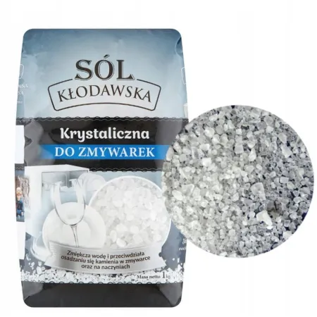 Sól kamienna Kłodawska krystaliczna do zmywarki 1 kg