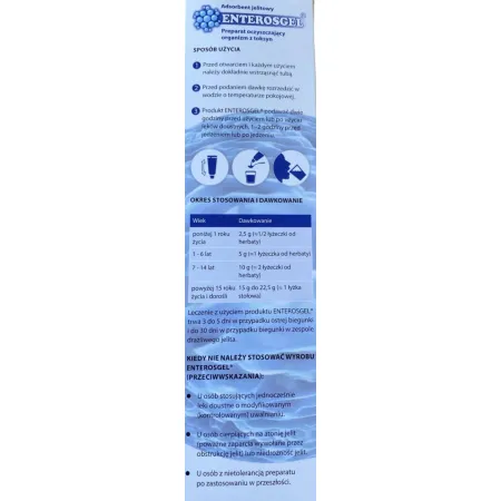 Enterosgel 225 g – adsorbent jelitowy, wyrób medyczny