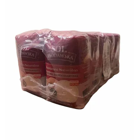 Sól kamienna kłodawska różowa drobnoziarnista 1kg NIEJODOWANA
