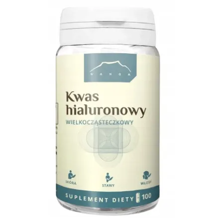 Nanga Kwas hialuronowy HMW 200 mg 100 kapsułek – suplement diety