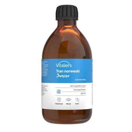 Vitaler's Tran Norweski Junior Omega-3, 250 ml